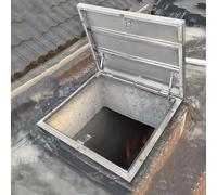 Placa de cubierta de escotilla de techo resistente, tapa de acceso resistente a la intemperie para áticos, rejillas de ventilación, pozos de registro, 95 x 95 cm para inspecciones y mantenimiento
