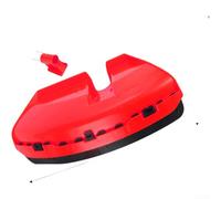 Placa de cubierta de escudo de césped rojo para cortacésped con diámetro de tubo de 26 mm a 28 mm de diámetro de ajuste general, accesorio de protección de cubierta para jardín para máquina de corte