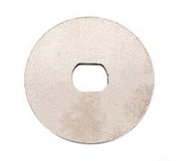 Placa de cubierta de junta de acero inoxidable para carrete de cebo y carrete de tambor, piezas de repuesto compatibles con accesorios de carrete de pesca de engranaje central (28,8 x 0,7 mm)