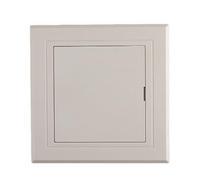 Placa de cubierta de puerta de inspección de puerto de servicio hecha de plástico con rejilla de ventilación integrada y tapa extraíble para tuberías de alcantarillado e inspección eléctrica (200 x