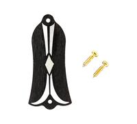 Placa de cubierta de varilla con forma de campanas con tornillos, 2 agujeros, funda de protección decorativa para guitarra eléctrica y guitarra eléctrica