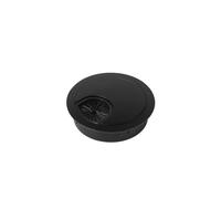 Placa de Cubierta for Cable, for computadora, con Abertura Caja Rosca 50, 53 y 60 mm, Negra Plateada(Ferrous,5pcs,50mm)