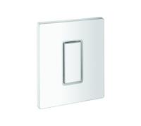 PLACA DE CUBIERTA GROHE 42377 CON BOTÓN DE PRESIÓN BLANCO ALPINO