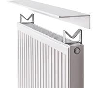 Placa de cubierta para estante de radiador con soporte - Calentador sobre estante para dormitorio, jardín de infantes, oficinas - Adecuado para varios tamaños de radiador