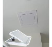 Placa de Cubierta para fontanería en Paneles de Yeso, Puerta de Acceso de Pared de Aluminio, Panel de Servicio magnético Oculto para cableado eléctrico y reparación de tuberías de baño (9x13