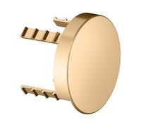 Placa de cubierta redonda KEUCO IXMO para interruptor de tubo, 59949250001, Color: latón cepillado