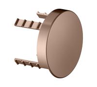 Placa de cubierta redonda KEUCO IXMO para interruptor de tubo, 59949290001, Color: rojo oro cepillado