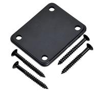 Placa de cuello con 4 tornillos de repuesto para guitarra eléctrica Fender Strat