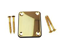 Placa de cuello con 4 tornillos de repuesto para guitarra eléctrica Fender Strat