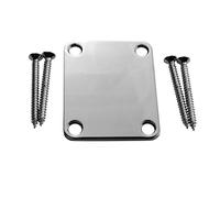 Placa de cuello con 4 tornillos de repuesto para guitarra eléctrica Fender Strat