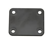 Placa de Cuello de Guitarra elCtrica Placa de ConexiN de Cuello de Guitarra de Metal con Tornillos para bajo de elCtrica (Negro) Accesorio De Rendimiento