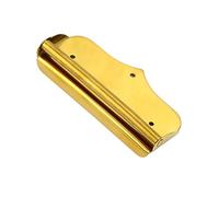 Placa de cuello de guitarra perforada para caja de guitarra de 3 cuerdas, pieza de metal, accesorio de actuaciones de instrumentos musicales