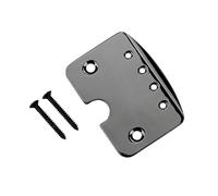 Placa de cuello de guitarra perforada para caja de guitarra de 4 cuerdas, pieza de metal, accesorio de actuaciones de instrumentos musicales