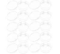 Placa de Cultivo Celular con Tapa Transparente 9x9x2cm, 10 piezas | Superficie Lisa, Plástico Ligero, Química, para Muestras, Cultivos, Fondo Plano, Formación E Investigación Stem