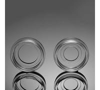 Placa de cultivo celular de 35 mm con fondo de vidrio y portaobjetos de 15 mm/20 mm for microscopía confocal (paquete de 10) for observaciones precisas(D20mm)