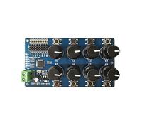 Placa de depuración de servo controlador de 8 canales con perilla manual e interfaces de comunicación seriales para robótica
