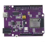 Placa de desarrollo BW16 RTL8720DN con banda dual inalámbrica 24GHz/5GHz, 50 BLE, ARM Cortex-M4F MCU, múltiples interfaces UART GPIO para ADC para PWM I2C para SPI, compatible con (antena PCB)