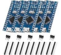 Placa de Desarrollo con CH340 Chip Binghe 5 Piezas Placa de Desarrollo Chip CH340 5V/16 MHz Compatible con IDE Micro Interfaz