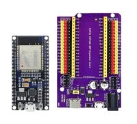 Placa de desarrollo de 38 pines - Módulo microcontrolador ESP32S, unidad de expansión inalámbrica WiFi, de ruptura IoT | Smart Automation Circuit Programming Robotics Sensor Control Case