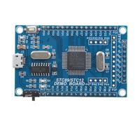 Placa de desarrollo de núcleos STC89C52 STC51 lista para usar con circuito básico integrado para arranques rápidos, proyectos integrados, desarrollo integrado