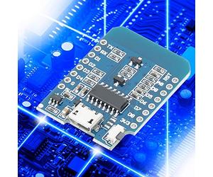 Placa de Desarrollo ESP8266 con 11 Pines I O, Carga Inalámbrica OTA, Fuente de Alimentación de 5 V 1 A, 100% Nuevo, Tamaño de 3,5 X 2,5 Cm