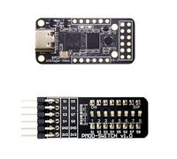 Placa de desarrollo ICESugar-Nano FPGA, Lattice iCE40LP1k, RISC-V Open Source, flash SPI de 2 MB, USB Type-C, depurador iCELink, interfaz PMOD, v1.2 (conmutador iCESugar Nano y PMOD)