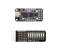 Placa de desarrollo ICESugar-Nano FPGA, Lattice iCE40LP1k, RISC-V Open Source, flash SPI de 2 MB, USB Type-C, depurador iCELink, interfaz PMOD, v1.2 (LED iCESugar-Nano y PMOD)