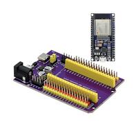 Placa de Desarrollo, Placa ESP32, de Desarrollo de módulo WiFi ESP32S de 38 Pines | de conexión Universal ESP32, Placa de expansión inalámbrica WiFi Multifuncional para Desarrollo de IoT