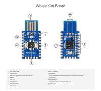 Placa de desarrollo RP2350-One Mini, versión tipo A, memoria Flash de 4 MB