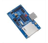 Placa de desarrollo USB IC, módulo de placa de evaluación CH376 CH376S, tarjeta SD, oscilador de cristal, puerto serie para