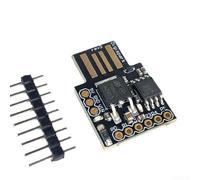 Placa de desarrollo USB, paquete Digispark para módulo ATTINY85 con interfaz USB, 6 pines de E/S, soporte ADC, entrada de alimentación 5V-35V para programación IDE, diseño compacto para proyectos