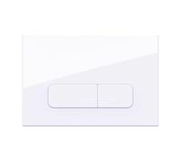 Placa de Descarga Blanca Alpino Frio - Compatible con Geberit Duofix Sigma/Delta/Basic - Doble Descarga - Wunderbad