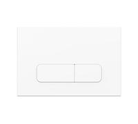 Placa de Descarga Blanca Mate - Compatible con Geberit Duofix Sigma/Delta/Basic - Botón de Doble Descarga - Wunderbad