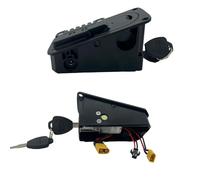 Placa de descarga lateral masculina Puerto de descarga femenino para Mate Engwe E-Bike Batería DCH-009 Batería de 5 pines Conector Junta Tapa de la batería Cubierta superior (009 Cubierta superior con