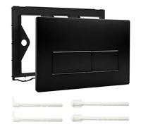 Placa de descarga WC de doble descarga, placa de accionamiento compatible con GEBERIT SIGMA01/20/21/30 UP300/320, placa de repuesto 115.770.11.5, dimensioni 243×163mm, negro