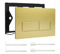 Placa de descarga WC de doble descarga, placa de accionamiento compatible con GEBERIT SIGMA01/20/21/30 UP300/320, placa de repuesto 115.770.11.5, dimensioni 243×163mm, oro