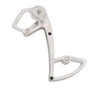 Placa de desviador trasero de alta resistencia para bicicletas de montaña compatible con M6100 M7100 M8100 M9100 (plata)