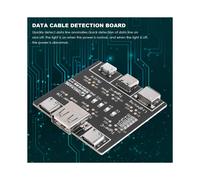 Placa de DeteccióN de Cable de Datos DT3, Probador de Cable USB para IOS Android Tipo C Herramienta de Placa de Prueba de ConmutacióN de Encendido y