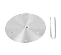 Placa de difusor de calor para cocinas de inducción | Distribuidor de calor de acero inoxidable para cocina uniforme | Adaptador de estufa de gas para ollas tradicionales/sartenes de cerámica | Cool