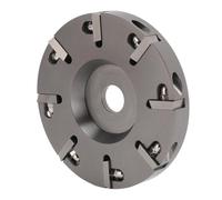 Placa de Disco de Recorte de Pezuñas de Ganado con 8 Dientes de Acero, 3.9x3.9x0.6 Pulgadas Herramienta de Cuchillo de Pezuña para Ganado de Ovejas, Aleación de Aluminio de