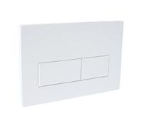 Placa de disparo Geberit para WC colgante, doble toque de caza de agua, compatible con Sigma 01 20 30 40 (blanco)