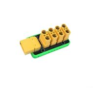 Placa de distribución de energía con soporte de terminal XT90 para implementación de 4 canales en sistemas de automatización robótica RC y control remoto (B)