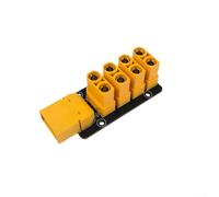 Placa de distribución de energía con soporte de terminal XT90 para implementación de 4 canales en sistemas de automatización robótica RC y control remoto (A)