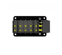 Placa de distribución de energía de 5 vías para modelos RC, 50 A para hub xt30 con protocolo CAN, PCB compacto para robot coche, barco, bricolaje (sin carcasa)