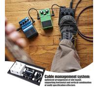 Placa de Efectos | Pedalera De Efectos De Aleación,Accesorios De Instrumentos De Precisión Para Amantes De La Música Entusiastas Adultos Y Principiantes