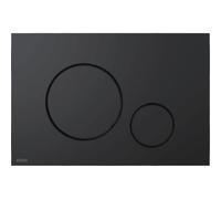 Placa de empotrar para sistemas de instalación preparados, negro-mate