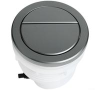 Placa de empuje oculta ABS redonda con botón de inodoro de doble descarga | Botón de inodoro de doble descarga ABS con diseño redondo de placa de empuje para instalación oculta del baño del tanque