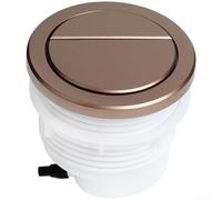 Placa de empuje oculta ABS redonda con botón de inodoro de doble descarga | Botón de inodoro de doble descarga ABS con diseño redondo de placa de empuje para instalación oculta del baño del tanque