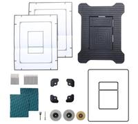 Placa de empuje oculta para GROHE Skate Cosmopolitan, placa de accionamiento con fijación magnética, instalación a ras de superficie, juego completo, vertical