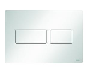 Placa de empuje para WC TECE TECEsolid, acero inoxidable, para la tecnología de doble descarga, 9240432, Color: Blanco brillante